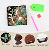 Wooden DIY Fairy Beauty 1 Diamond Painting Kit Note Box with 160 Papers Gifts