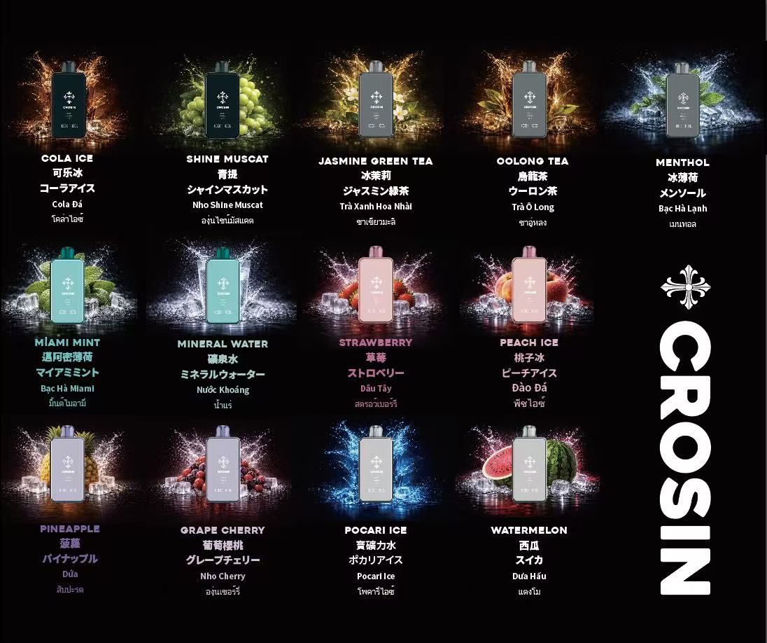 Crosin 40K Disposable Vape All flavors