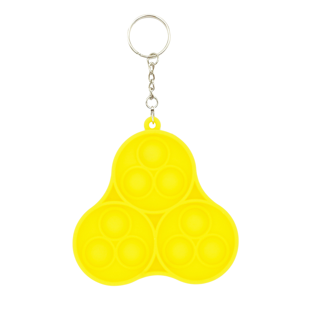 

Triangle Yellow - Keychain Pendant, 501 Original