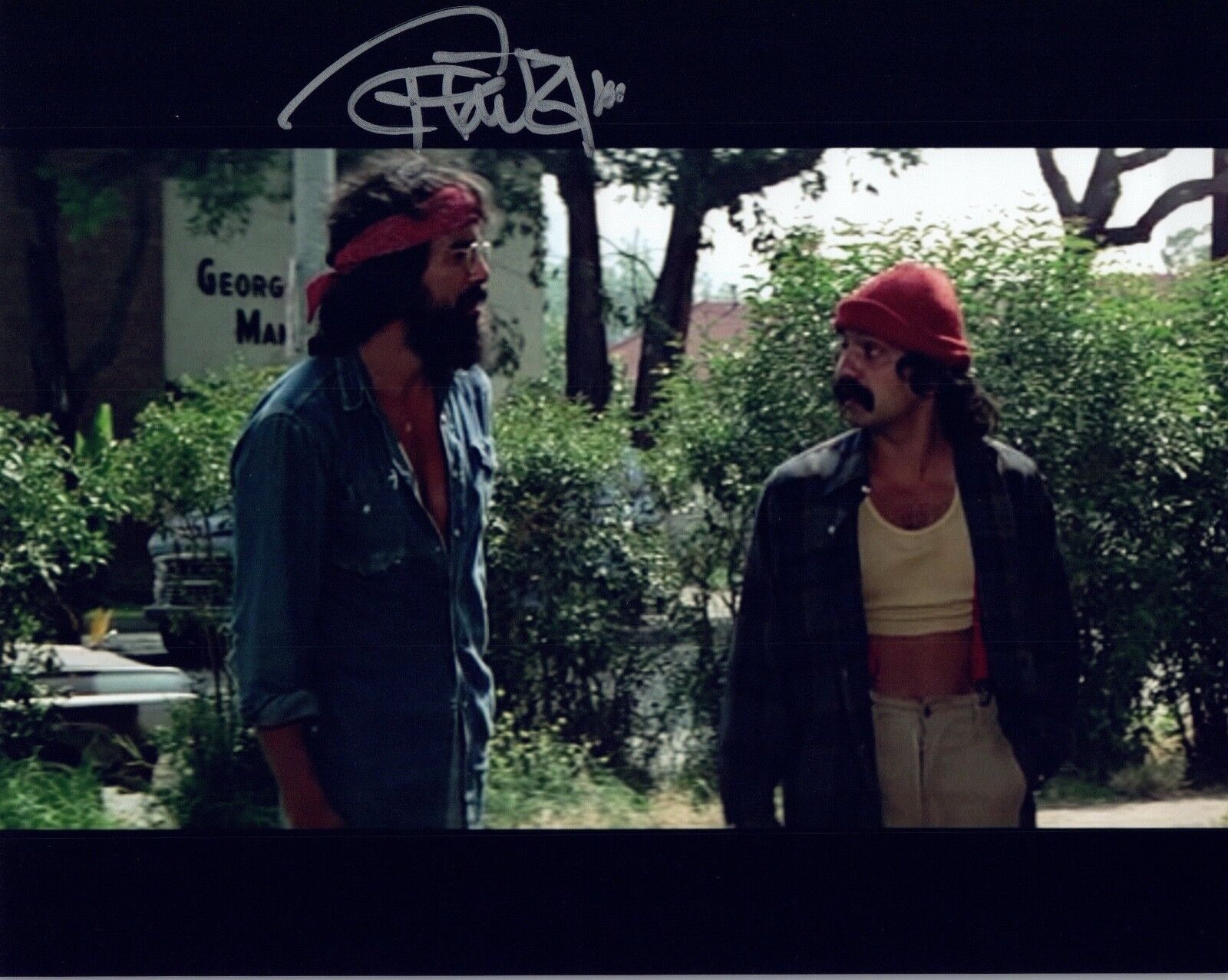 Tommy Chong Signed Autograph 8x10 Photo Poster painting Cheech & Chong UP IN SMOKE Scene COA