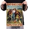 And She Lived Happily Ever After - Vintage Metal Signs - 20*30cm/30*40cm - Western&Farm