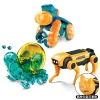 Children's Solar Toy Robot Dog Science and Education Manual DIY Assembled Puzzle Science Experiment Model for Boys and Girls