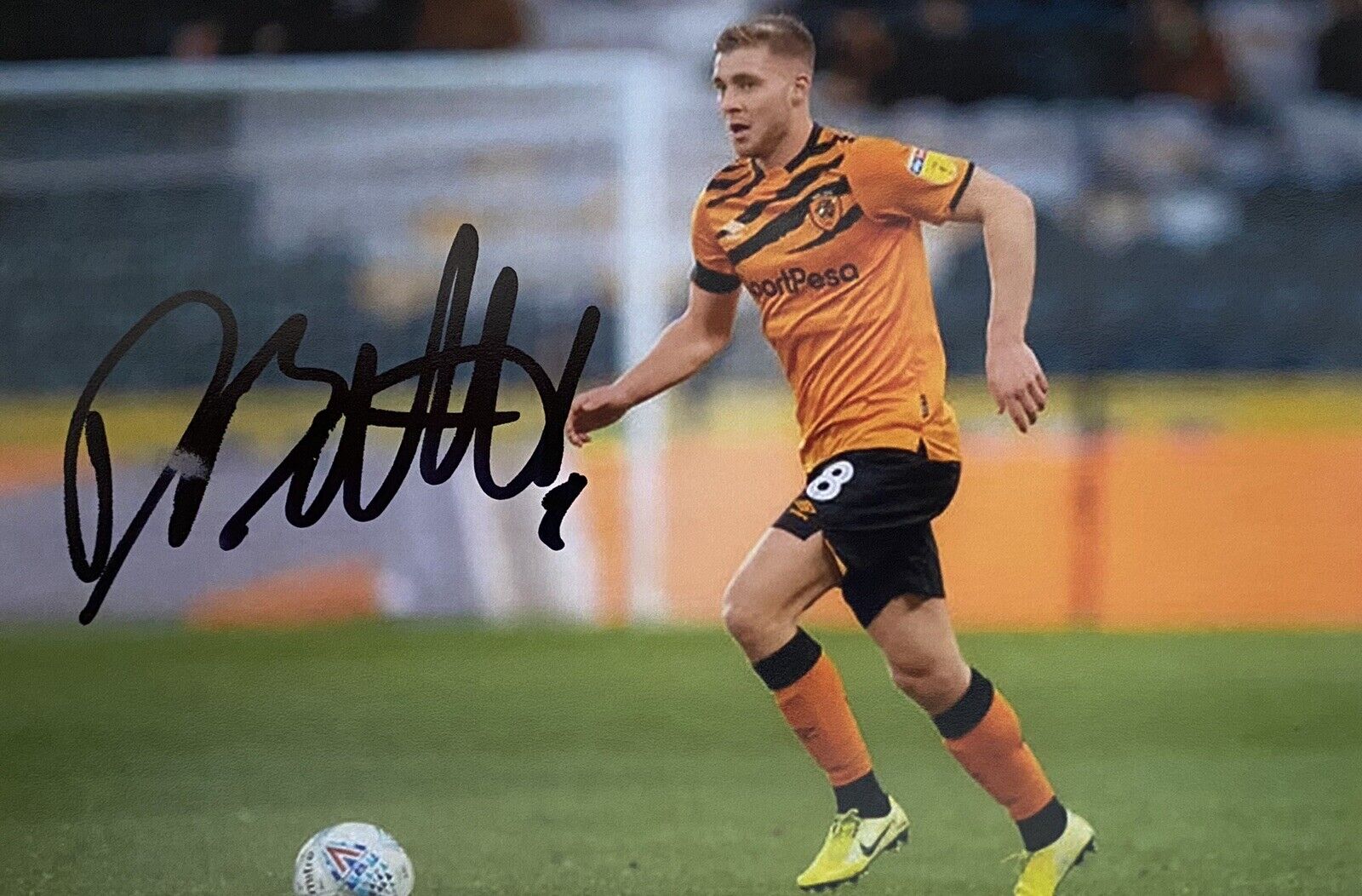 Daniel Batty Genuine Hand Signed Hull City 6X4 Photo Poster painting 2