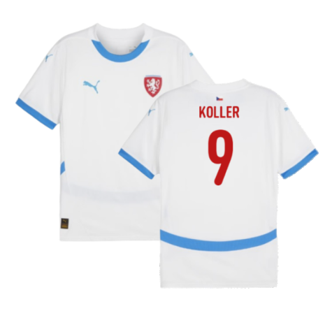 Tschechien Jan Koller 9 Away Trikot EM 2024