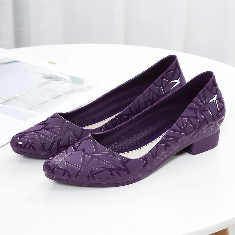 Fashion Water Shoes,Women Rain Boots,Household Kitchen Wearing Jelly Galosh,Antiskid Rubber Shoe,Blue,Purple,Black,Dropshipping