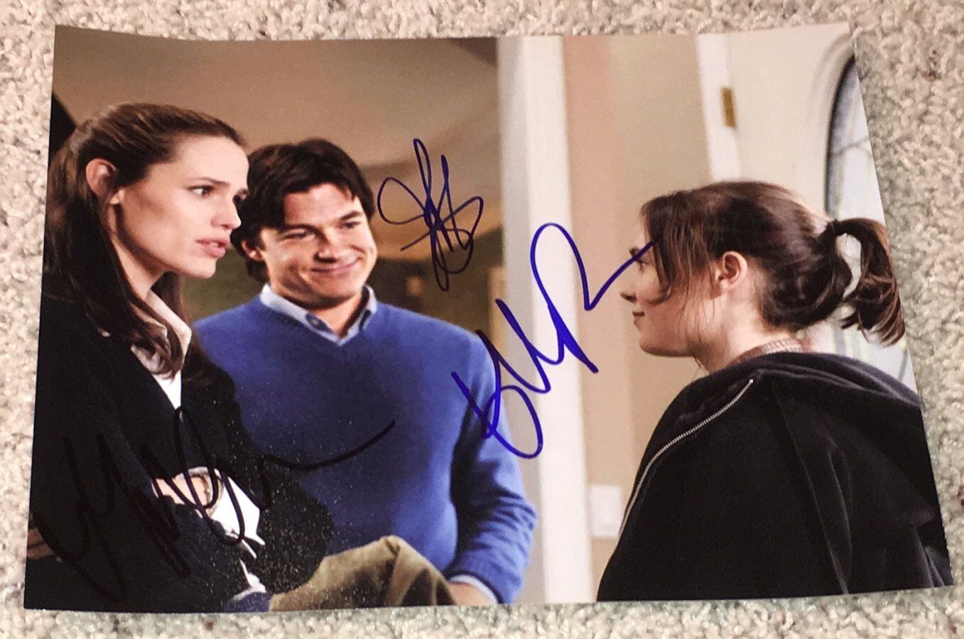 JUNO ELLEN PAGE JASON BATEMAN JENNIFER GARNER SIGNED AUTOGRAPH 8x10 Photo Poster painting wPROOF