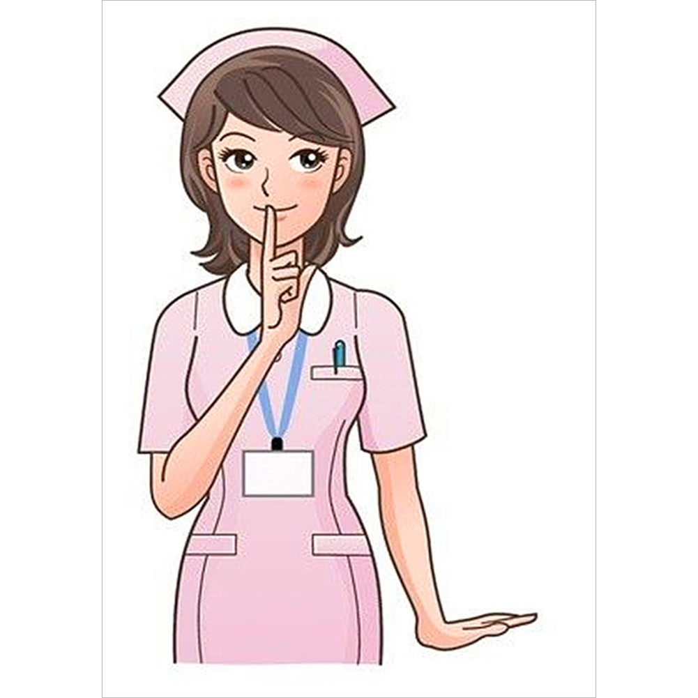 

30*40CM-Warm Nurse-Round Drill Diamond Painting, 501 Original