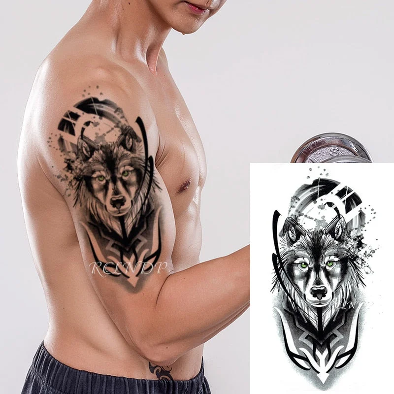 Waterproof Temporary Tattoo Sticker dragons China totem tatto stickers flash tatoo fake tattoos for men women
