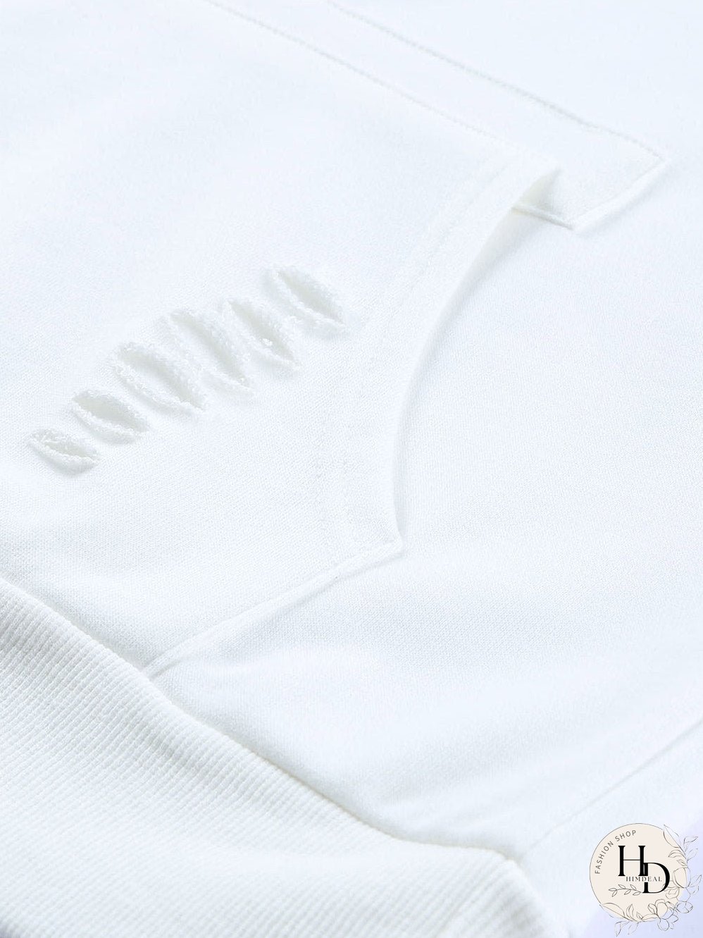 Women's Distressed Pullover Hoodie