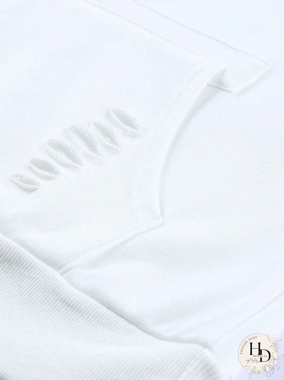 Women's Distressed Pullover Hoodie