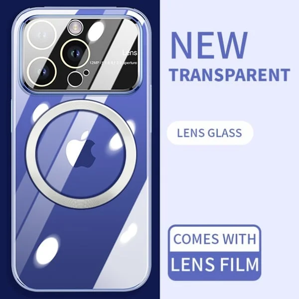Transparent magnetic iPhone case