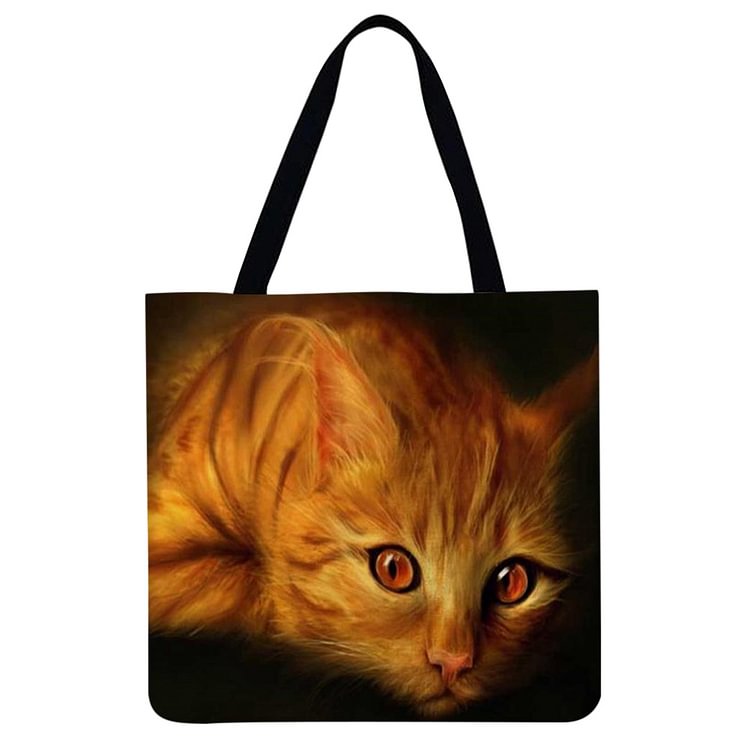 Cat Story - Linen Tote Bag