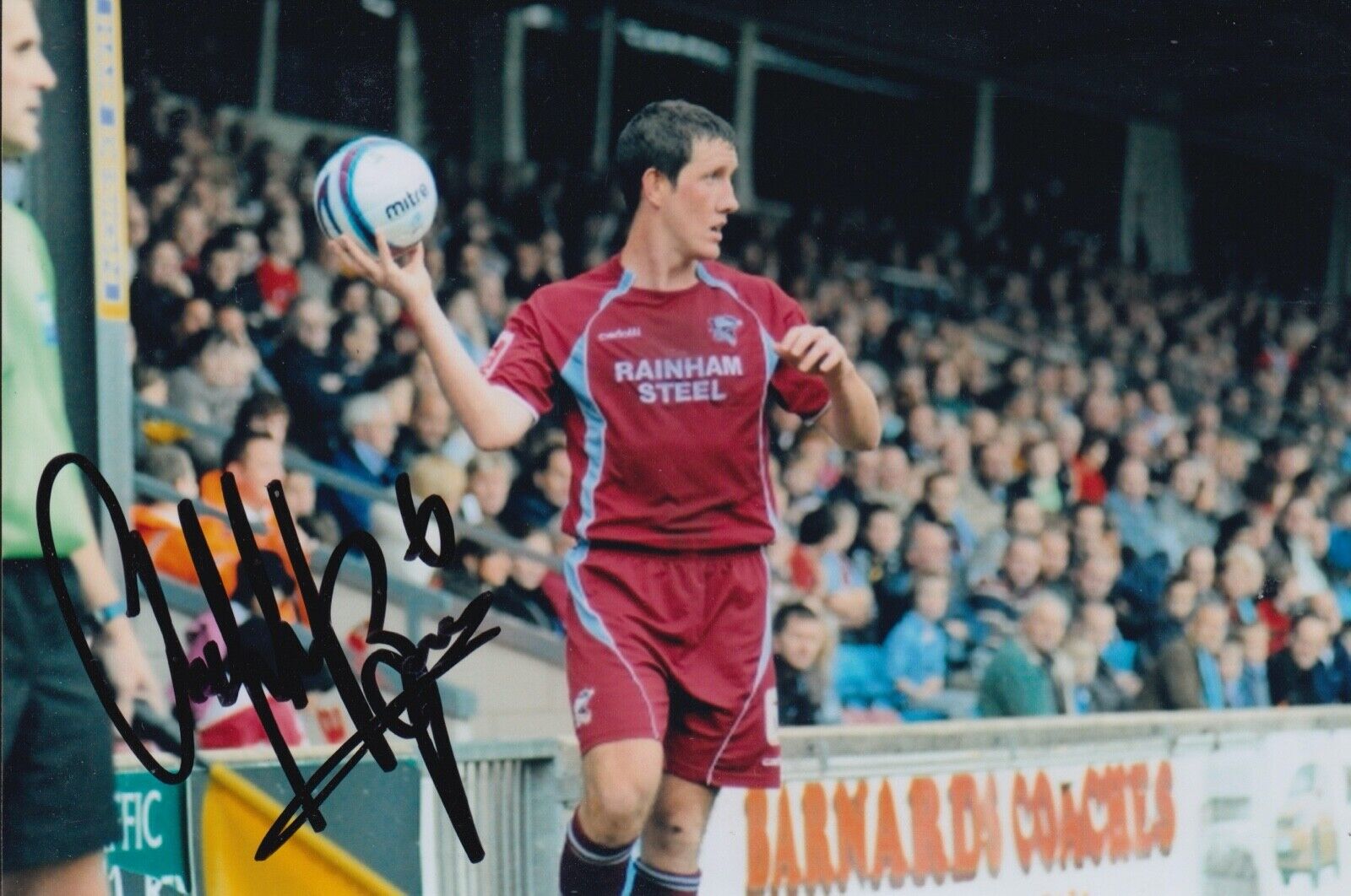 CLIFF BYRNE HAND SIGNED 6X4 Photo Poster painting - FOOTBALL AUTOGRAPH - SCUNTHORPE UNITED 3.