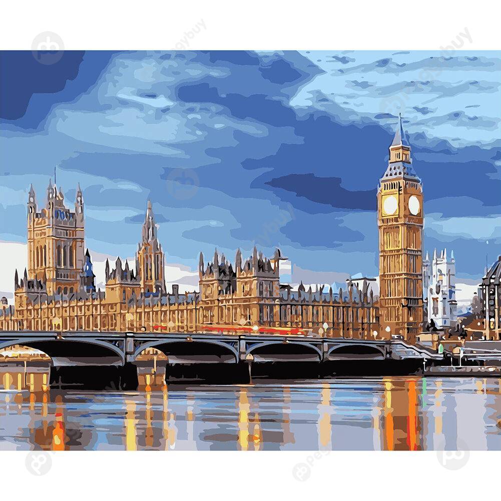 

50*40CM Paint By Numbers-Cambridge, 501 Original