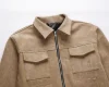 Men's Deerskin Thickened Zippered Large Pocket Jacket