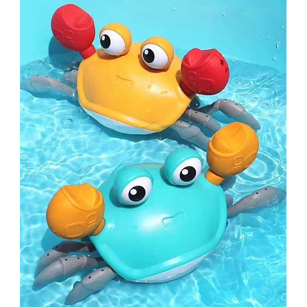 walking crab bath toy