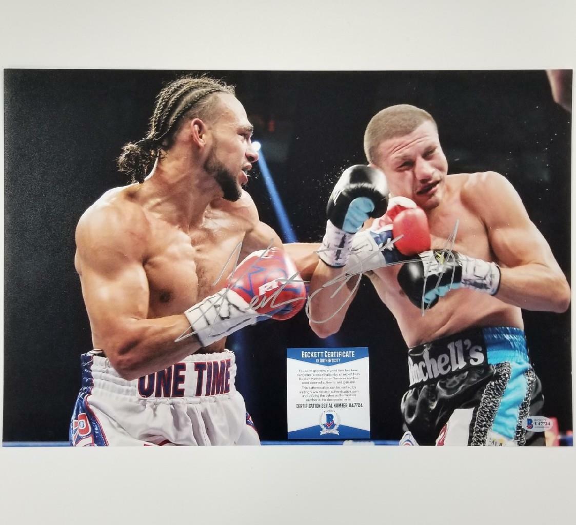 Keith Thurman signed 12x18 Photo Poster painting Boxing Autograph ~ Beckett BAS COA