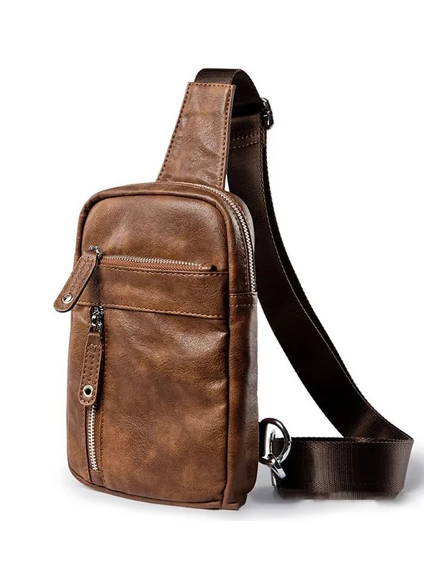 Casual Multi-Pocket Zipper Crossbody Bags