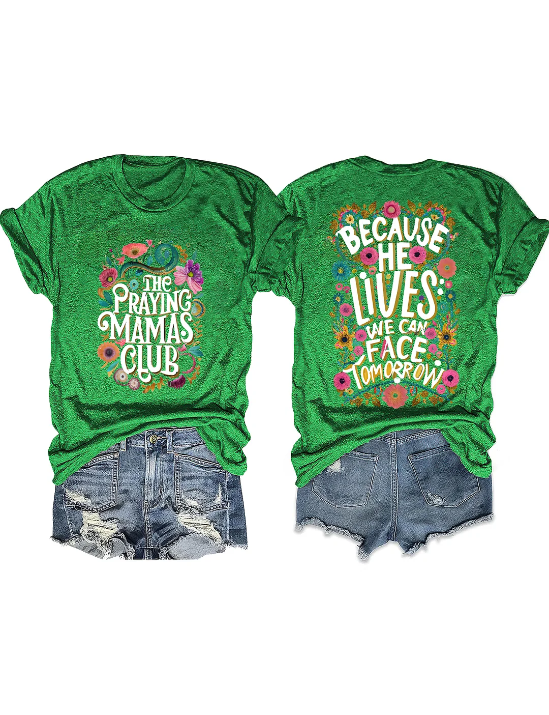 Praying MAMAS Club Christian T-shirt