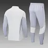 2022 Algeria Half-Pull Training Suit White Football Shirt 1:1 Thai Quality Set