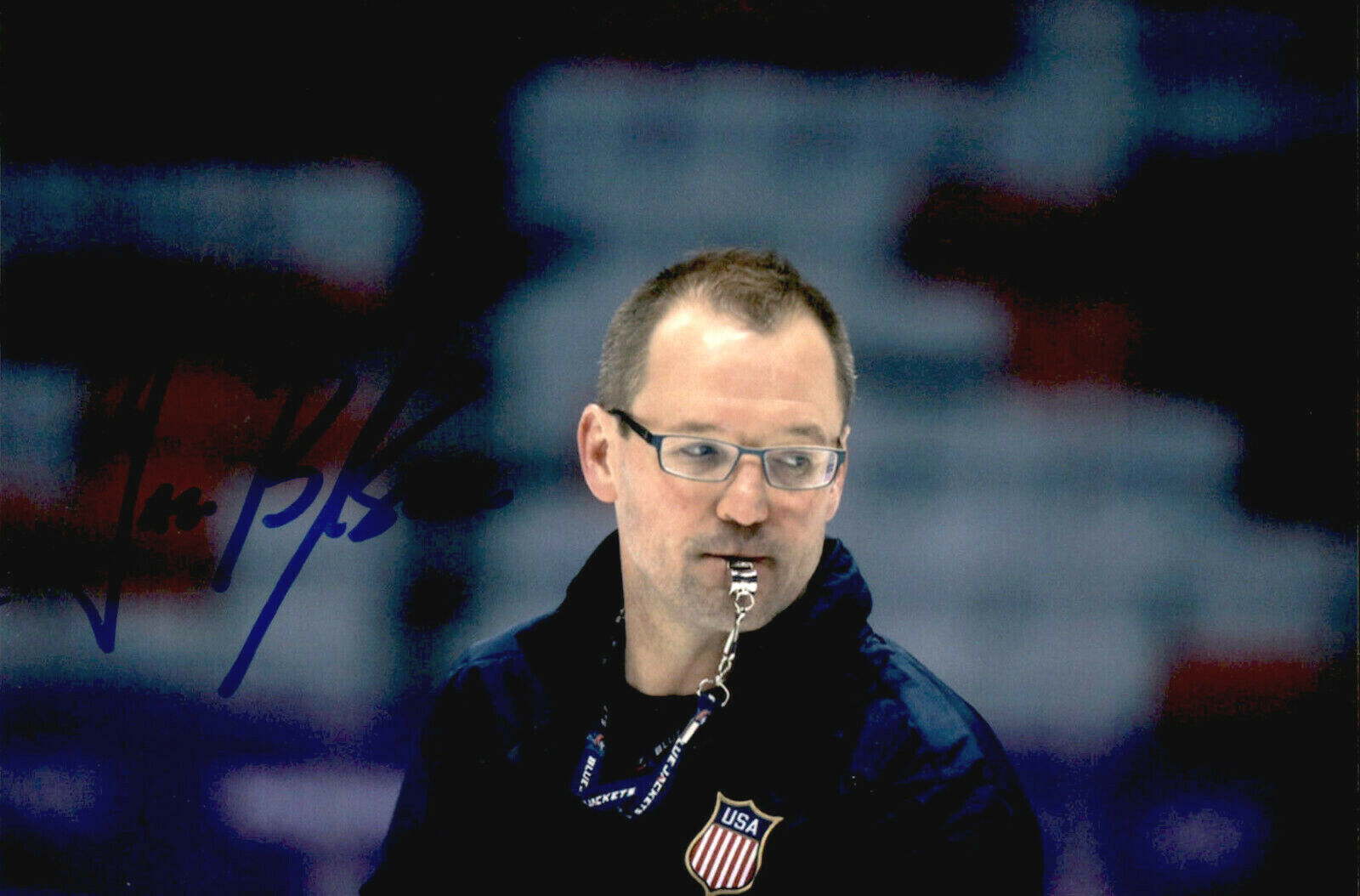 Dan Bylsma SIGNED autographed 4x6 Photo Poster painting BUFFALO SABRES / TEAM USA #2