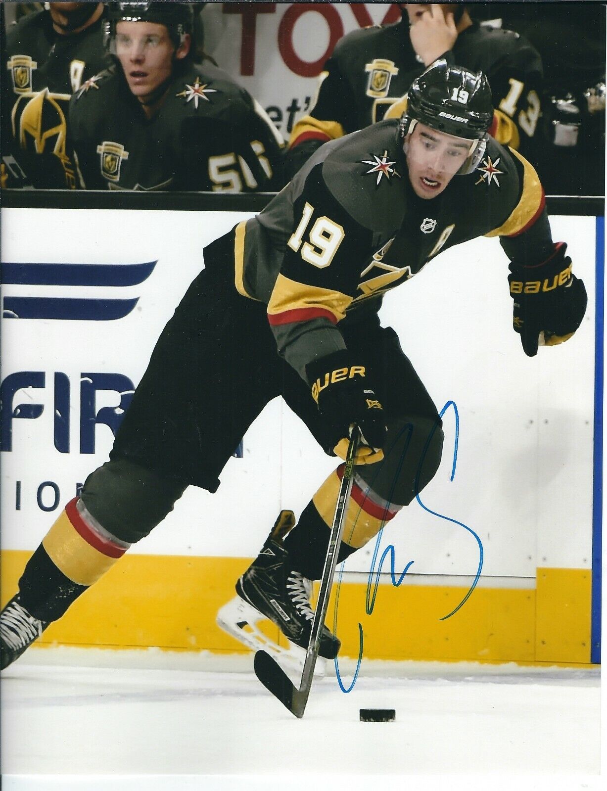 Signed 8x10 REILLY SMITH Vegas Golden Knights Autographed Photo Poster painting - COA