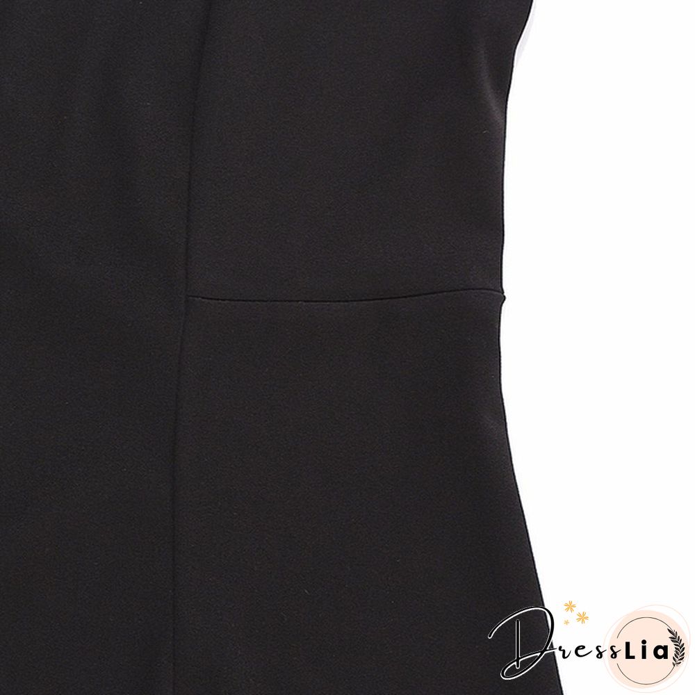 Plus Size Celeb Women V Neck Bodycon Skater Skirt Party Tunic Mini Dress