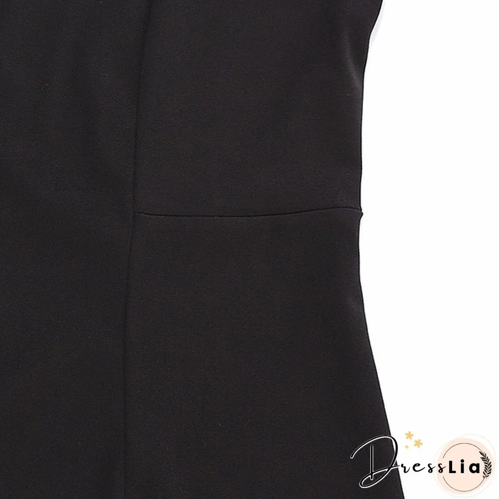 Plus Size Celeb Women V Neck Bodycon Skater Skirt Party Tunic Mini Dress