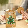 8Pcs Diamond Painting Christmas Gift Bags for Cookies Candy Gifts and Snacks