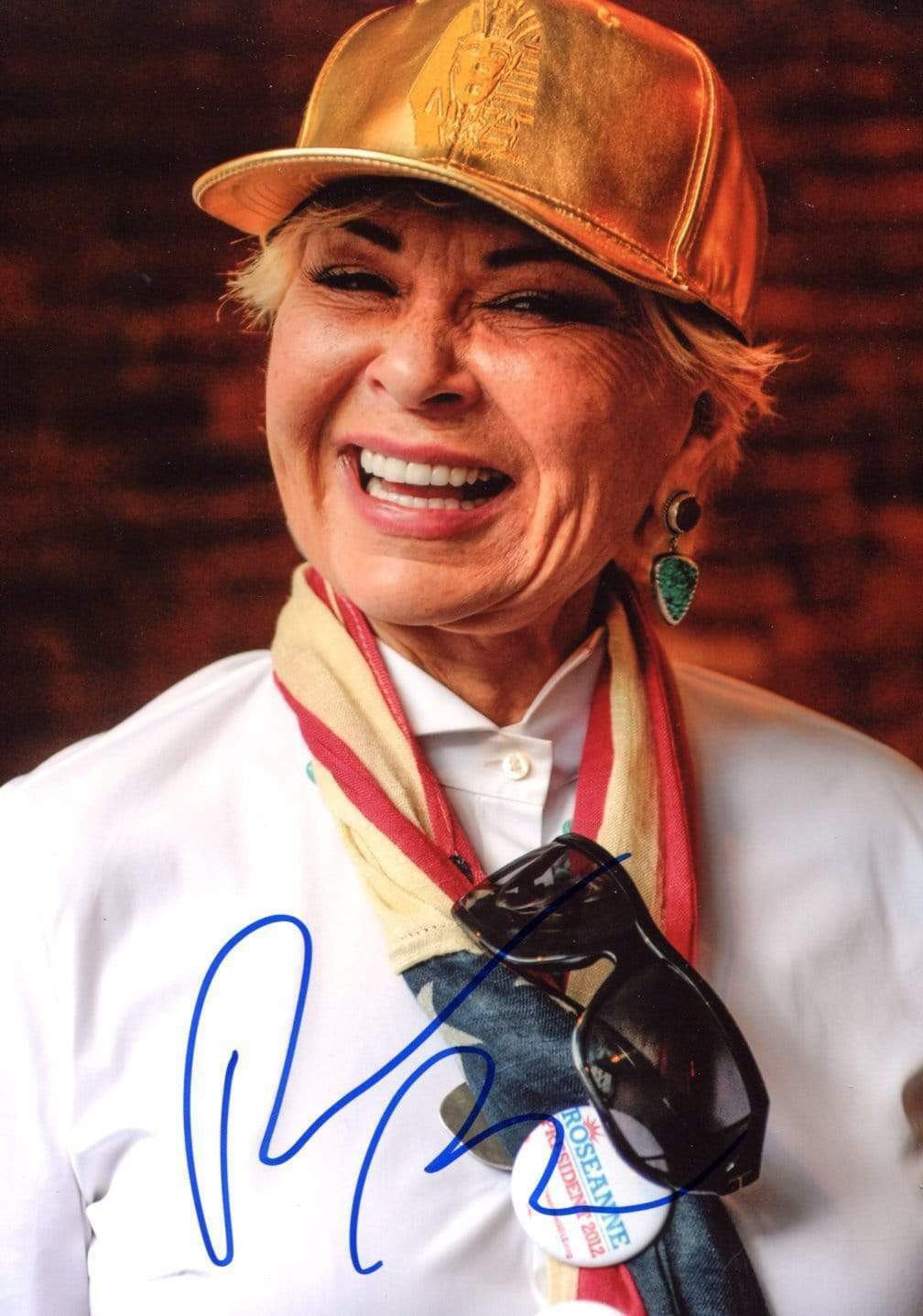 Roseanne Barr COMEDIAN autograph, signed Photo Poster painting