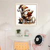 Cross Stitch - 11CT Full Eco-cotton Thread Coffee Gnome(40*40 CM)