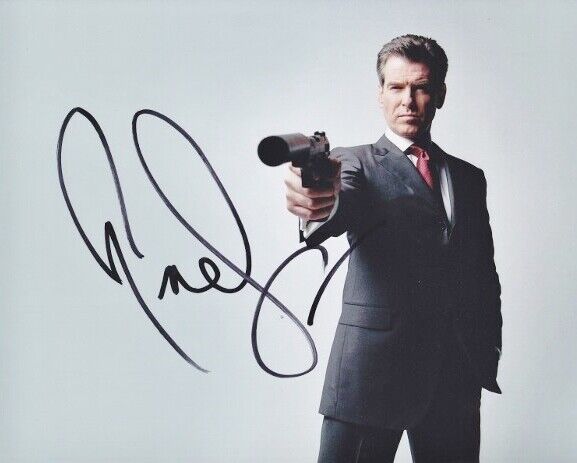 Pierce Brosnan Signed - Autographed James Bond 8x10 inch Photo Poster painting -6