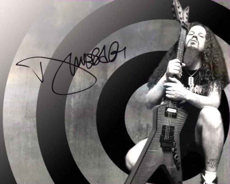 REPRINT - DIMEBAG DARRELL Pantera Signed 8 x 10 Glossy Photo Poster painting Poster RP