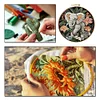 Elephant-DIY Embroidery Kit with Pattern Cotton Threads Needles Hoop 30*30cm/11.81*11.81in