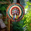 (US Only)Acrylic 2D Flat Indian Shield DIY Hanging Diamond Art Kits Wall Door Decoration