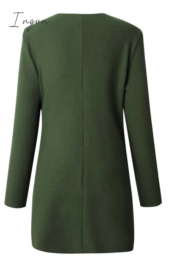 Ingvn - Loose Solid Cardigan(4 Colors) S / Green Outerwear