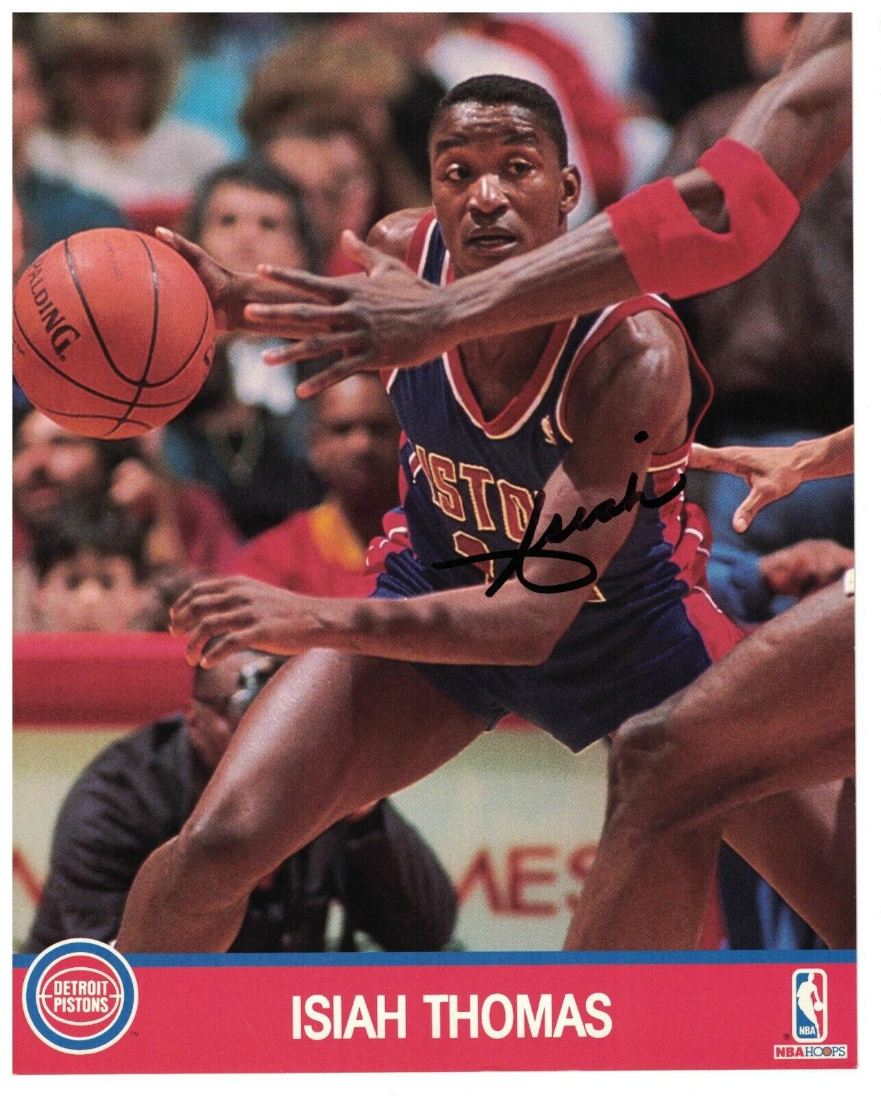 Isiah Thomas Signed Autographed Photo Poster painting Detroit Pistons HOF Indiana