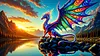Luxury AB Velvet Diamond Painting Kit - Dragon
