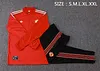 2025/2026 Manchester United Half-Pull Training Suit Red Football Shirt 1:1 Thai Quality