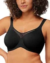 CoolComfort Plus Size Underwire Minimizer Bra – Wide Strap, Full Coverage, Cooling & Smoothing Unlined Bra
