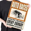Auto Races - Metal Tin Signs(8*12Inch/12*16Inch) - Garage
