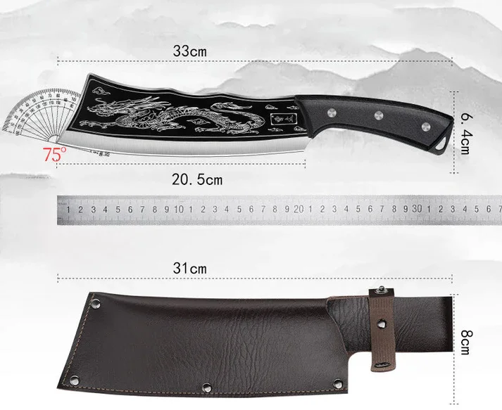 El regalo perfecto es un cuchillo de cocina de acero inoxidable envuelto a mano.