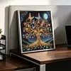 Moonlit Golden Butterfly Special Shaped 5D DIY Partial Drill Diamonds Dots Gem Art Kits 11.81 X11.81inch Diamond Dots Paintings Diamonds Paintings Gem Art for Adults Beginners Home Decor