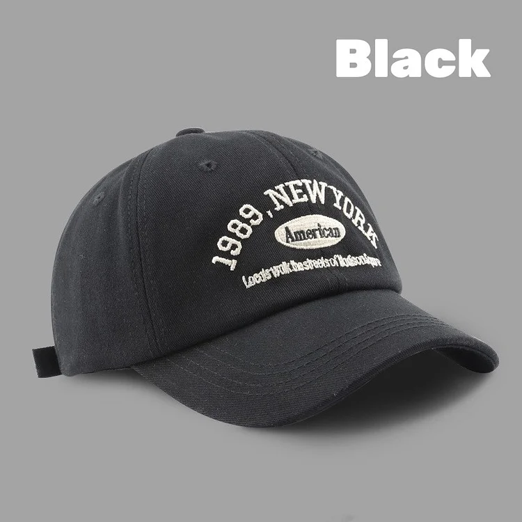 1989 New York classic baseball cap is light, breathable and comfortable for men and women
