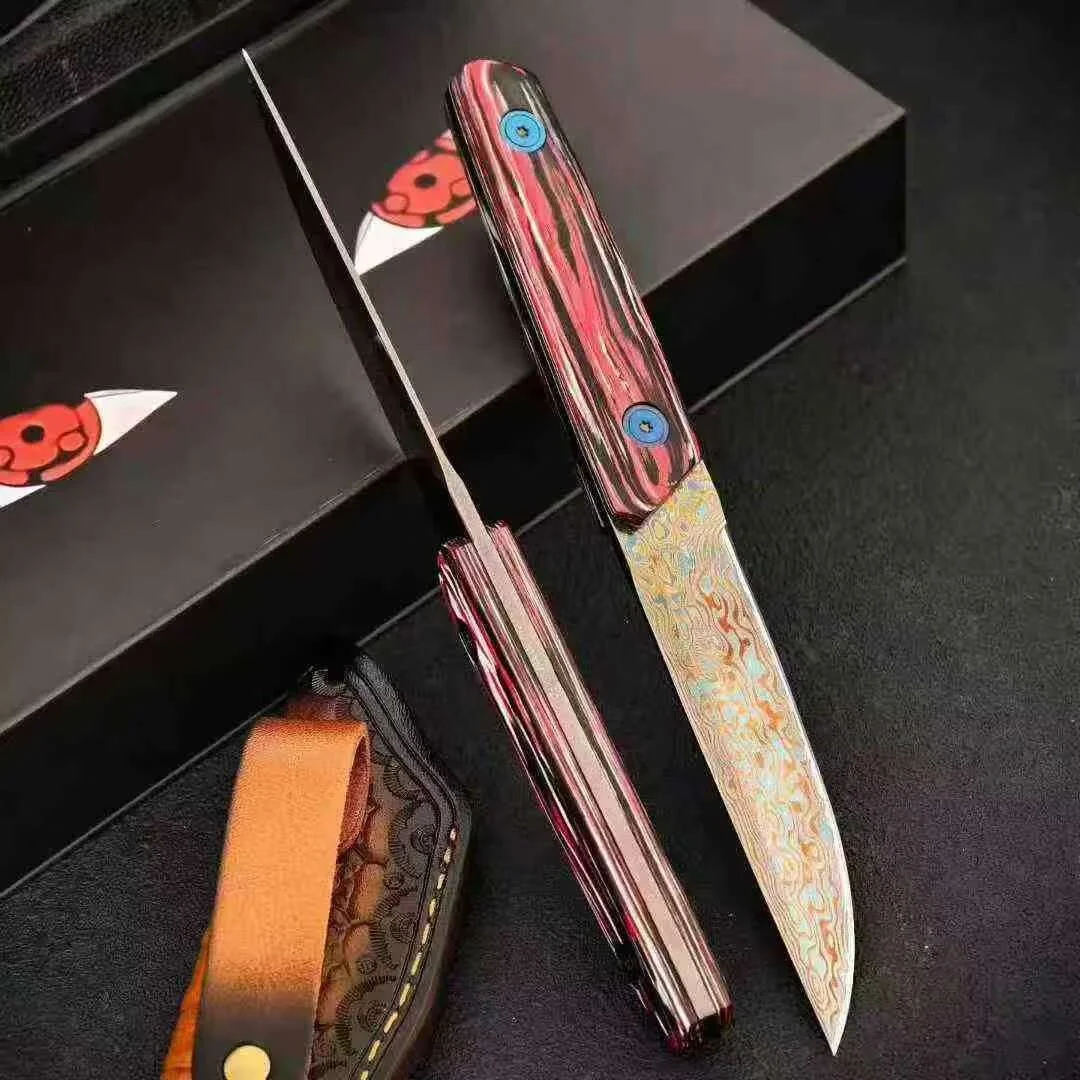 Vacuum-compressed military-grade G10 copper-clad blued multi-functional knife