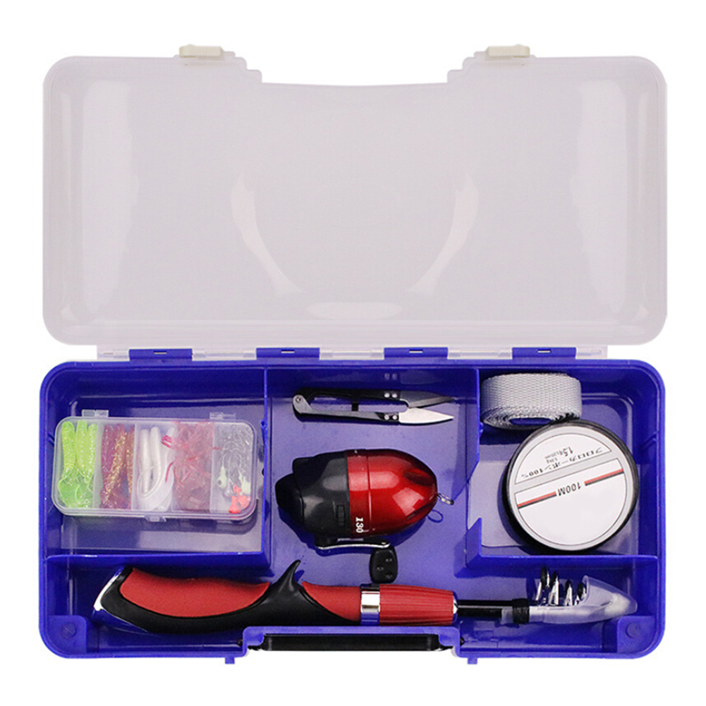 

60pcs Casting Lure Fishing Rod Fishing Gear Tackle Set for Children (1.2m, 501 Original