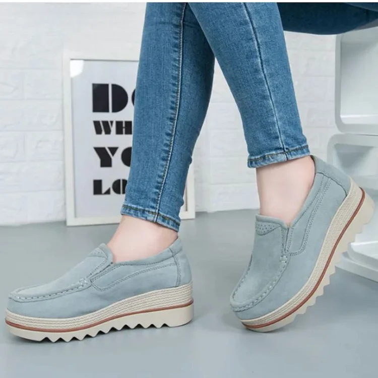 Comfy Slip-On Platform Shoes Radinnoo.com