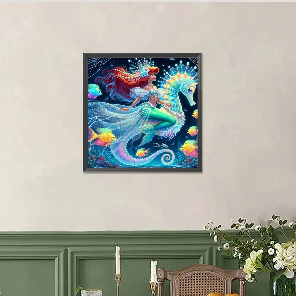 Diamond Painting - Full Round Drill - Princess Ariel(Canvas|40*40cm)