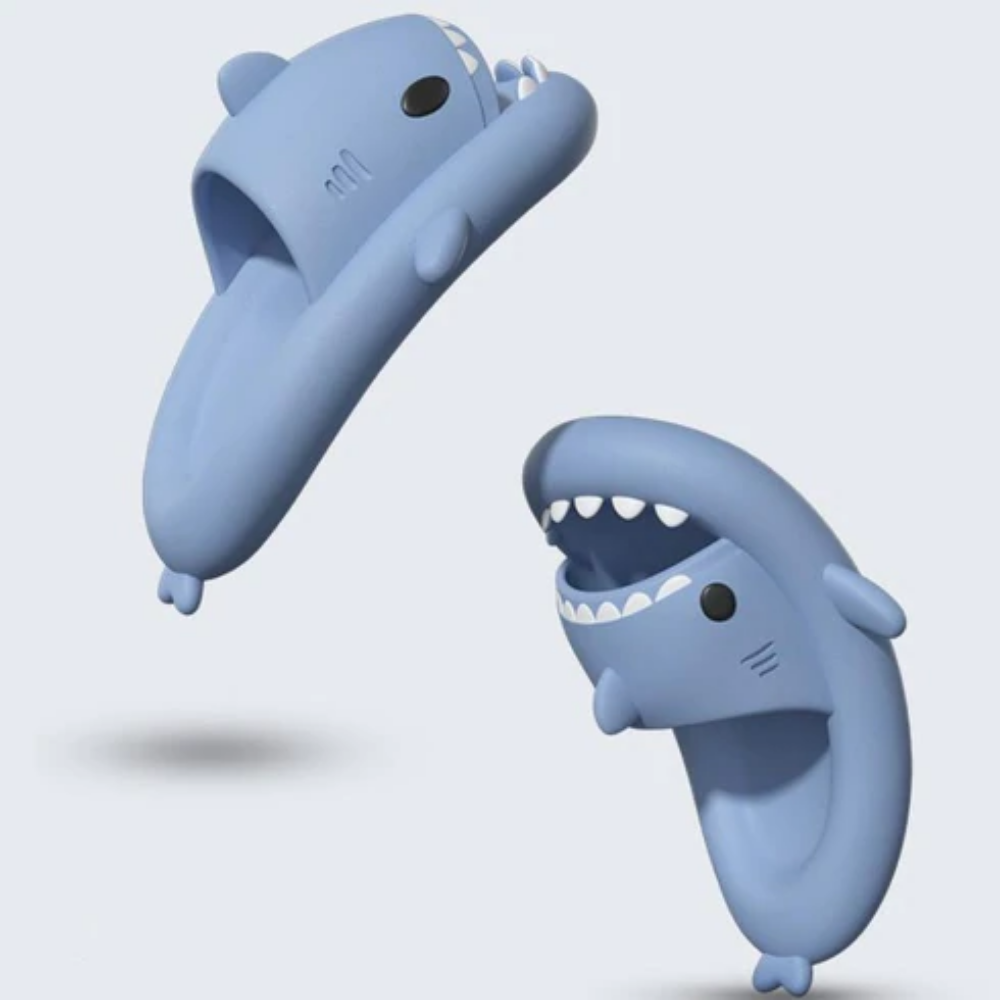Premium Shark Slides - Super Soft, Comfy, Silent and Anti-slippery Shark Slippers