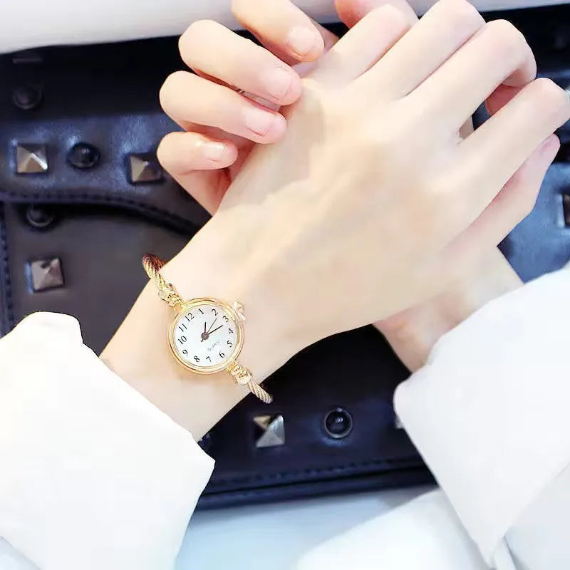 Minimalist Round Buckle Quartz Women’s Watches